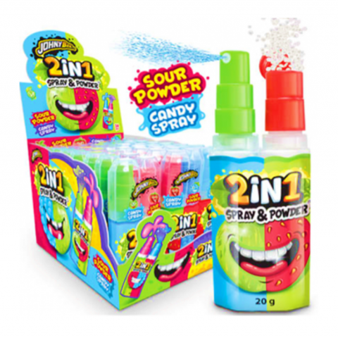 JOHNY BEE FIZZY 2 EM 1 SPRAY & POWDER 24 UN