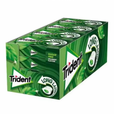 PASTILHAS TRIDENT 60 MINUT SPEARMINT 16X20G