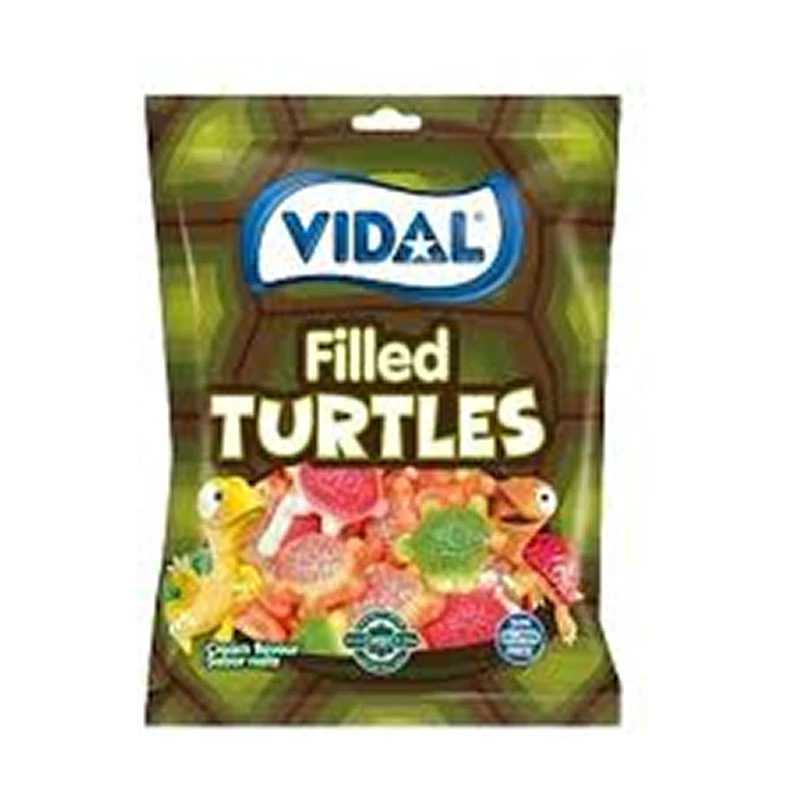 VIDAL SAQ. FILLED TURTLES 14X90G