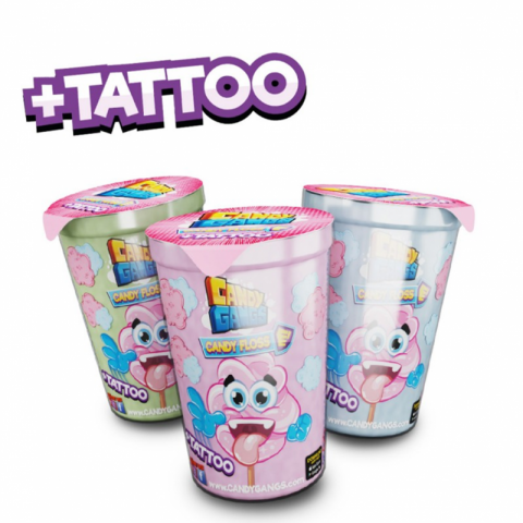 CANDY GANGS CANDY FLOSS+TATTOO C/12UND 