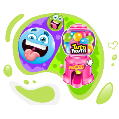 JOHNY BEE GUMBALL MACHINE 12X30g