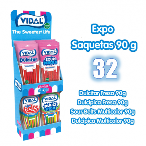 EXP. GOMAS VIDAL SAQUETAS 32 UN
