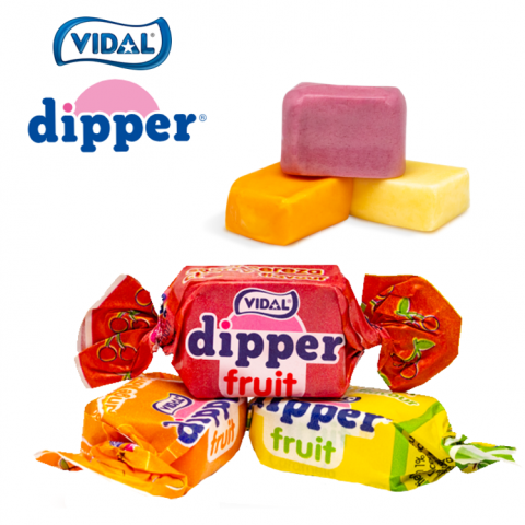VIDAL SAQ. DIPPER FRUIT 14X70G