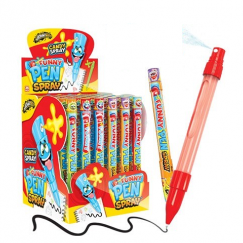 JOHNY BEE FUNNY PEN SPRAY 2 IN 1 C/36 UN