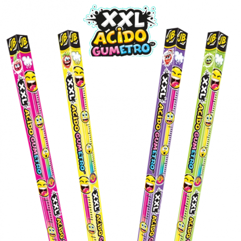 JOHNY BEE CHICLE XXL AÇIDO GUMETRO C/24 UN 