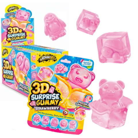 JOHNY BEE 3D SURPRISE GUMMY 12 UN
