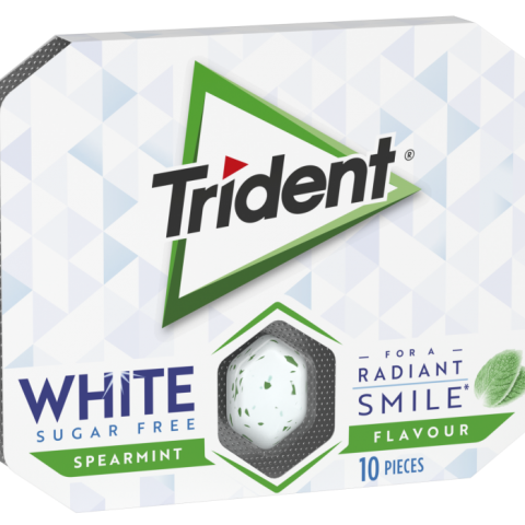 PASTILHAS TRIDENT DENTAL CARE WHITE 12X17G