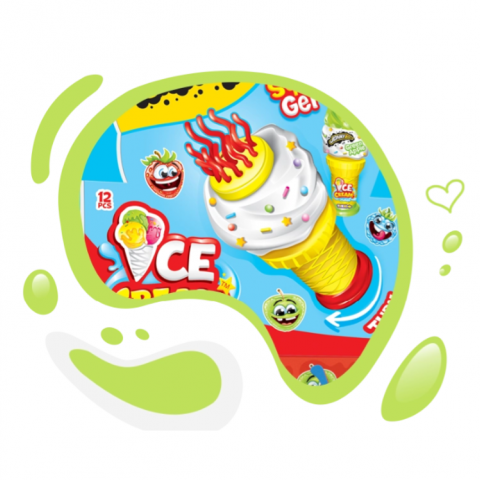 JOHNY BEE ICE CREAM GEL 12UN