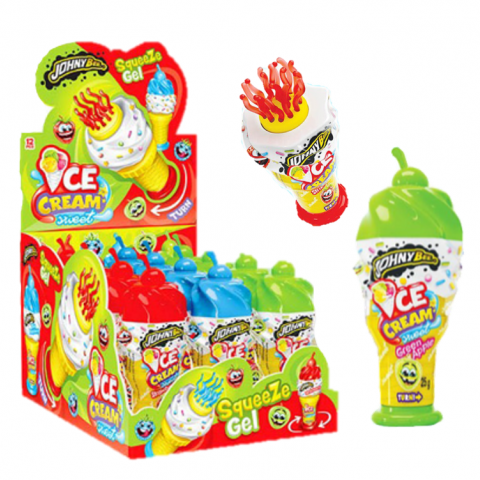JOHNY BEE ICE CREAM GEL 12UN