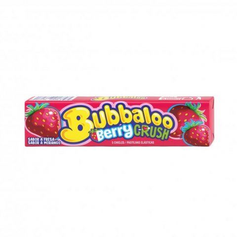 BUBBALOO STICK MORANGO CRUSH 18X37G