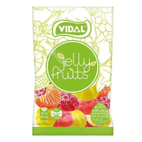 VIDAL JELLY FRUITS 14X90G