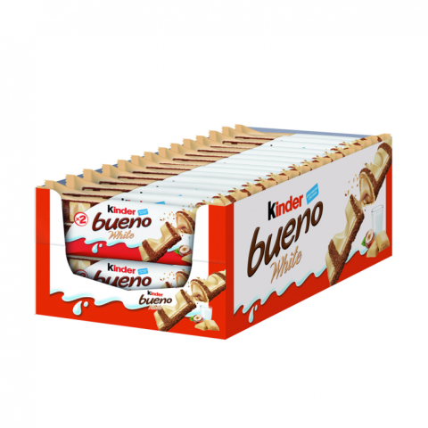 CHOCOLATES KINDER BUENO WHITE 30 UN