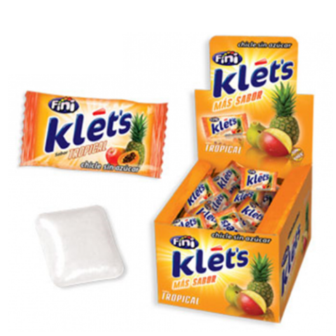 FINI KLETS TROPICAL S/AÇUCAR 200 UN