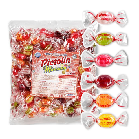 PICTOLIN REBUÇADOS MINIZUM 500G