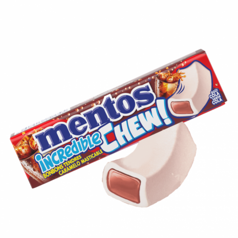 MENTOS INCREDIBLE CHEW COLA 20X45g
