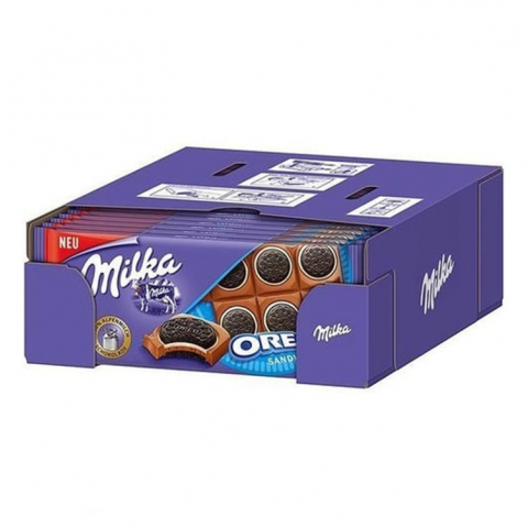 CHOCOLATES MILKA OREO SANDWICH 16X92 G