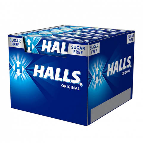 HALLS ORIGINAL S/AÇUCAR C/20 UN