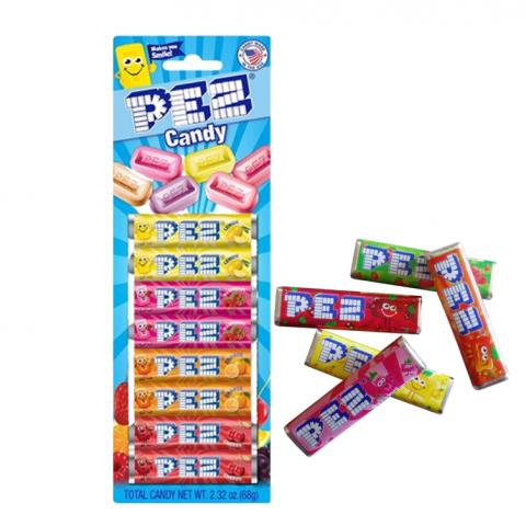 PEZ BLISTER RECARGAS FUIT PK 8UN