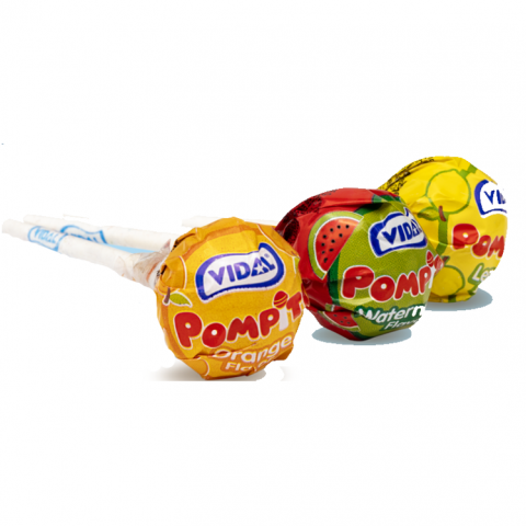 VIDAL SAQ. POMPITOS CHUPAS 14X90G