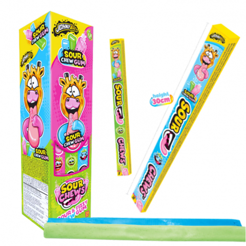 JOHNY BEE SOUR CHEWS 24 UN