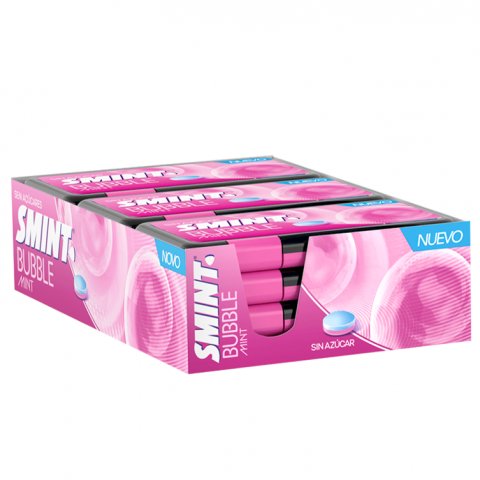 SMINT FLAT BUBBLE FRESH 12X21G