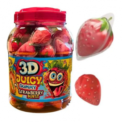 JOHNY BEE 3D JUICY STRAWBERRY 60 UN