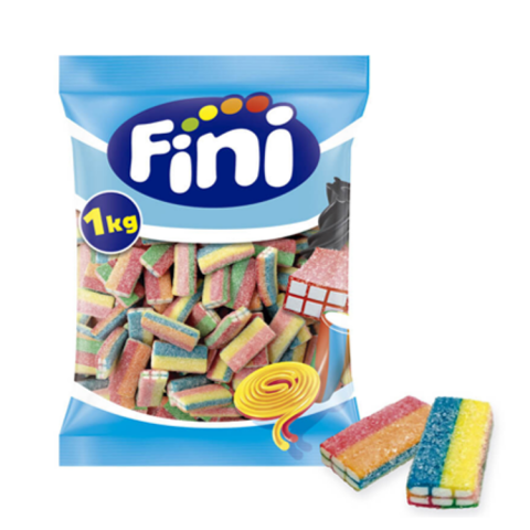 GOMAS FINI TIJOLOS 6 CORES PICA C/1 KG