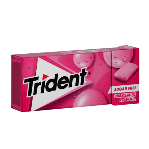 PASTILHAS TRIDENT BUBBLEMINT 24X14,5G
