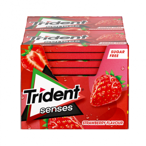 TRIDENT SENSES MORANGO 12X23g