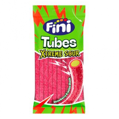 FINI SAQ. TUBES XTREME MORANGO MELÃO 12X90G
