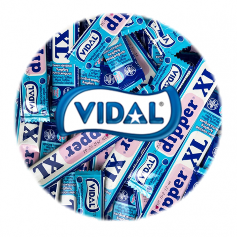 VIDAL DIPPER XL FRAMBOESA C/100 UN