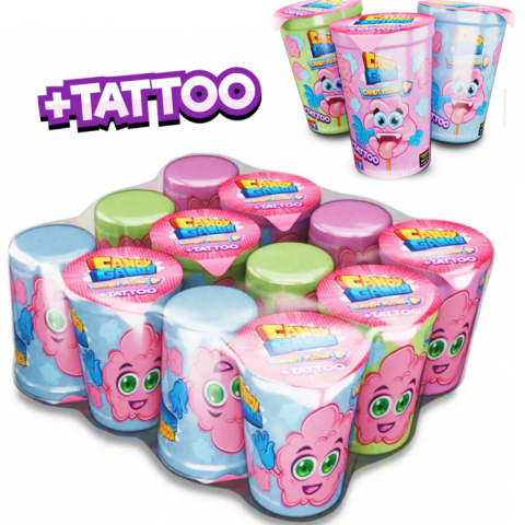 CANDY GANGS CANDY FLOSS+TATTOO C/12UND 