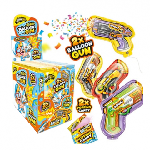 JB PARTY BALLON + CONFETTI GUN 24 UN