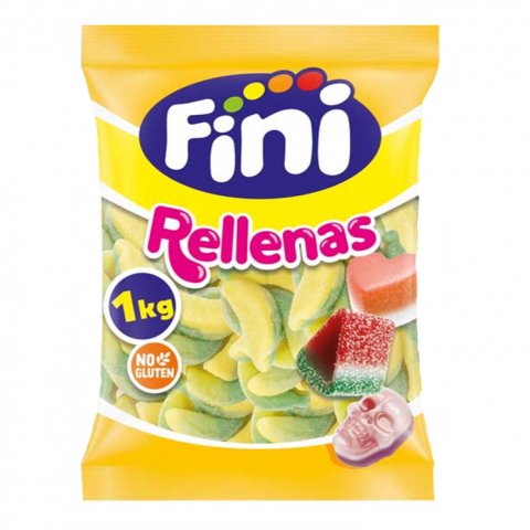 GOMAS FINI BANANAS RECHEADAS 1 KG