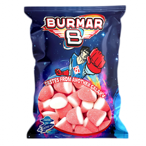 BURMAR BEIJOS MORANGO PICA 1 KG