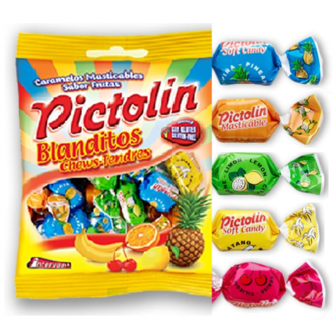 PICTOLIN SAQ. BLANDITOS FRUTAS 12 X 100 grs