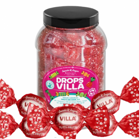 REBUÇADOS VILLA BLOCOS DE NEVE FRASCO 1 KG