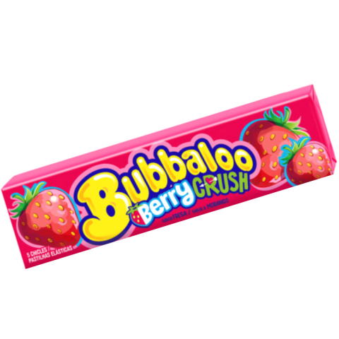 BUBBALOO STICK MORANGO CRUSH 18X37G