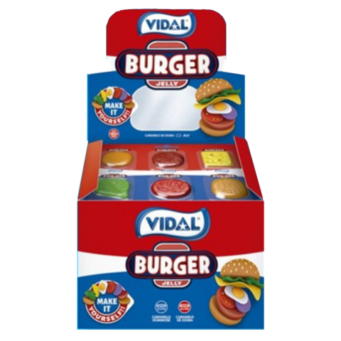 GOMAS VIDAL HAMBURGUER JELLY 66 UN