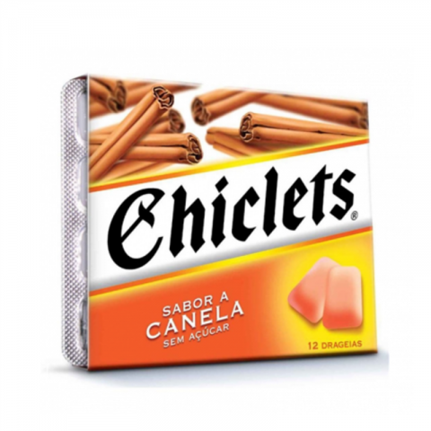 PASTILHAS CHICLETS CANELA 14X17,5G