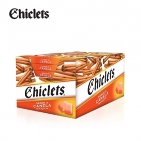 PASTILHAS CHICLETS CANELA 14X17,5G