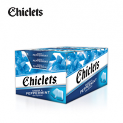 PASTILHAS CHICLETS PEPPERMINT 14X17,5G