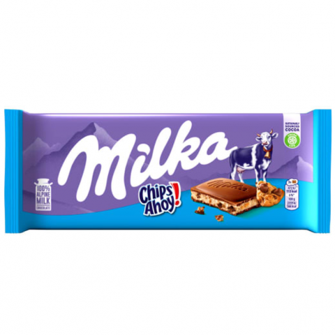 CHOCOLATES MILKA CHIP AHOY 22X100G