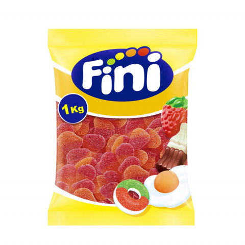 GOMAS FINI CORAÇÕES PESSEGO C/1 KG