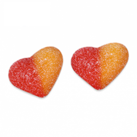 GOMAS FINI CORAÇOES PESSEGO 12X90G