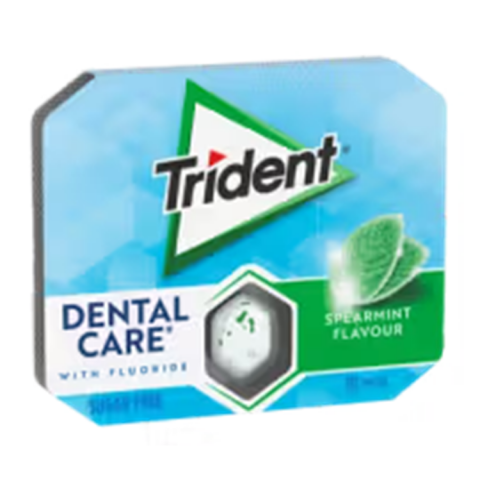 PASTILHAS TRIDENT DENTAL CARE SPEARMINT 12X17G