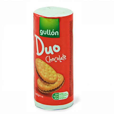 GULLÓN BOLACHAS DUO CHOCO 24X145G