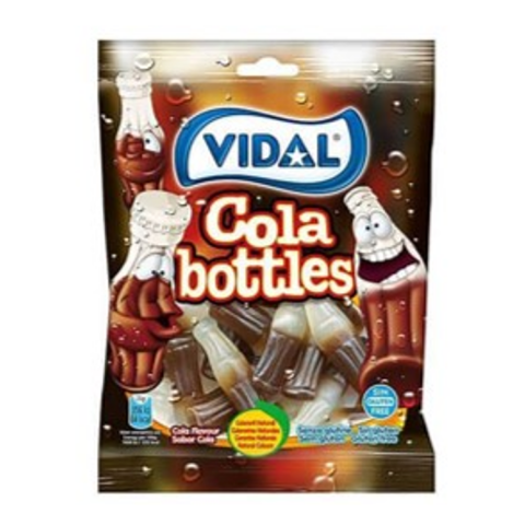 VIDAL SAQ. GARRAFAS COLA BR 14X90G