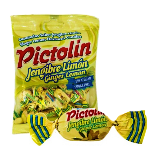 	PICTOLIN SAQ. GENGIBRE E LIMÃO S/A 12 X 65g