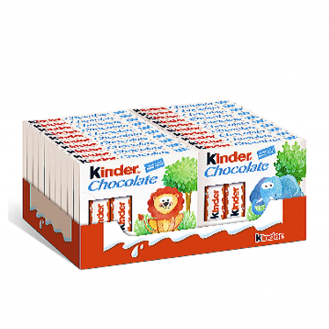 CHOCOLATES KINDER BARRINHAS T4 - 20 UN